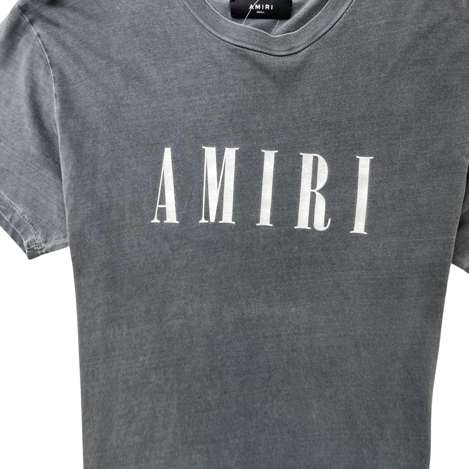 Men's Logo Print T-Shirt Grey Size S - Photo 5