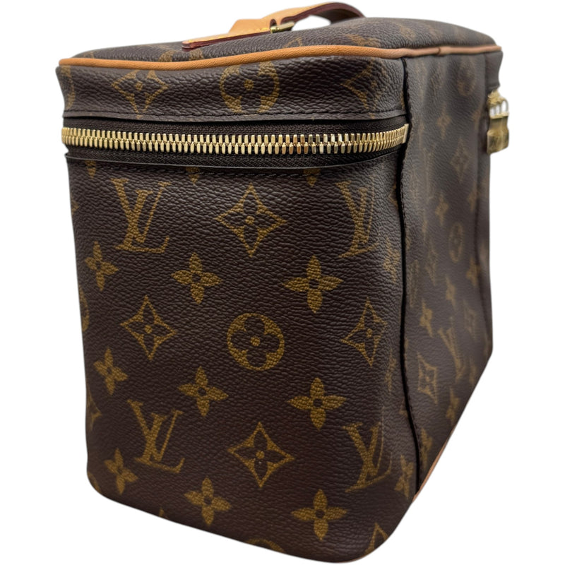 Women's Monogram Nice BB Vanity Handbag Brown