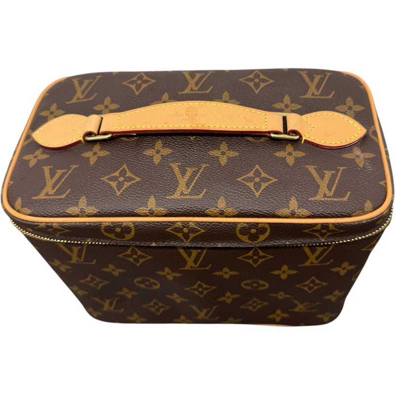 Women's Monogram Nice BB Vanity Handbag Brown