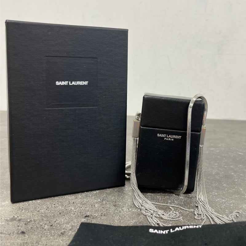 Women's Logo Smoking Box Crossbody Bag Black