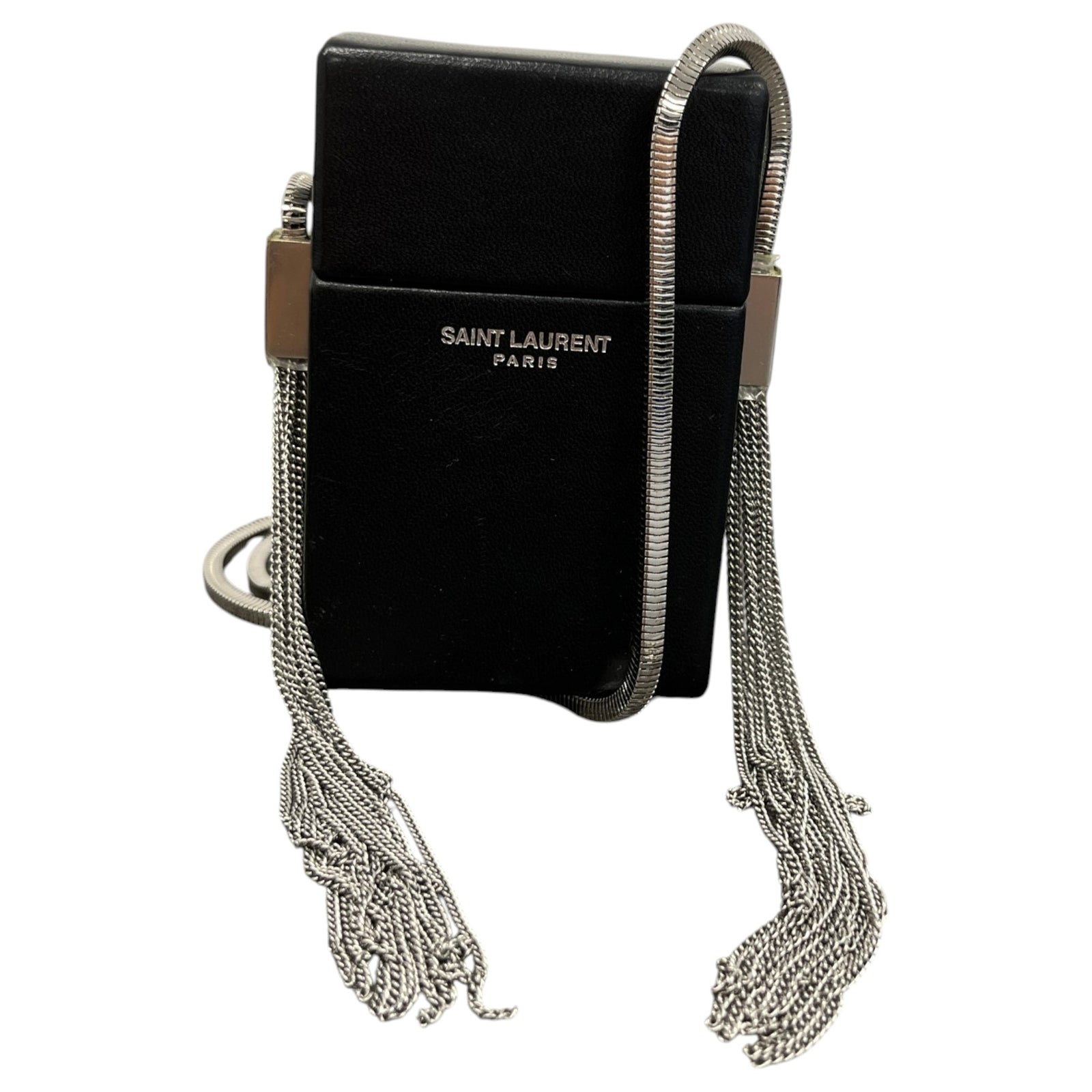 Women's Logo Smoking Box Crossbody Bag Black - Photo 1