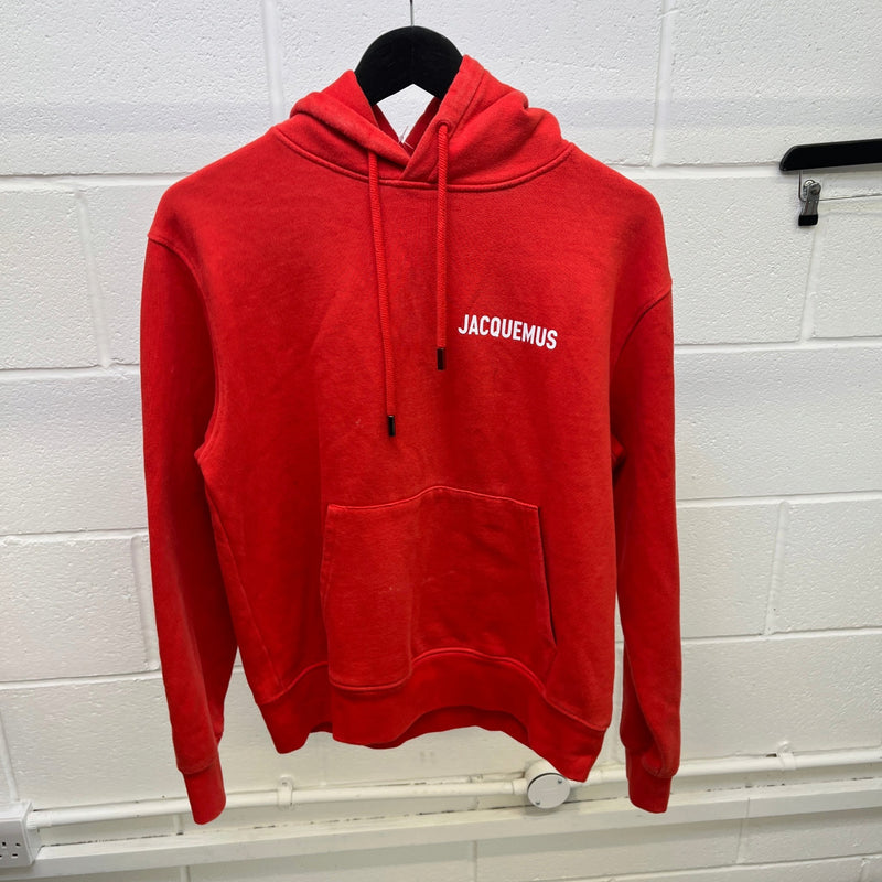 Women's Logo Print Hoodie Red Size XXS / UK 4