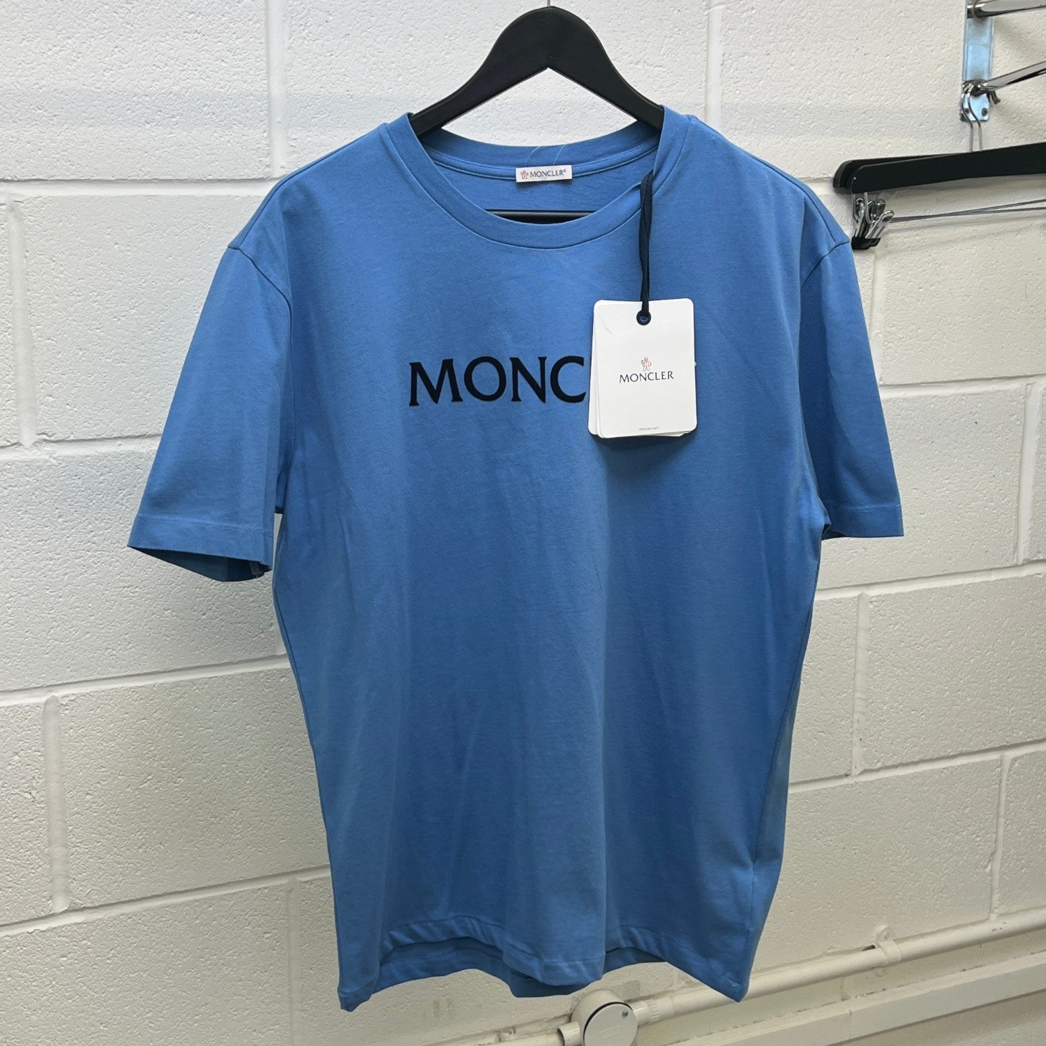 Men's Maglia Logo Print T-Shirt Blue Size XXL - Photo 9