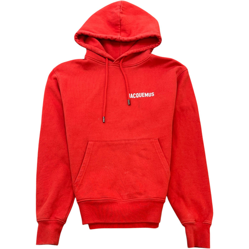 Women's Logo Print Hoodie Red Size XXS / UK 4