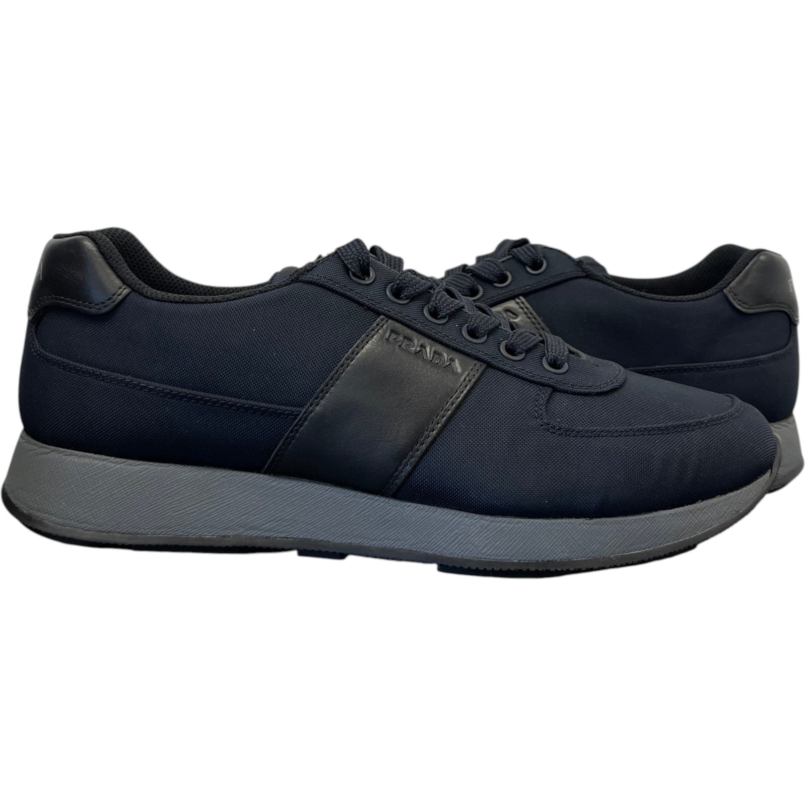 Men's Nylon Tech Low Trainers Black Size EU 40 / UK 6 - Photo 3