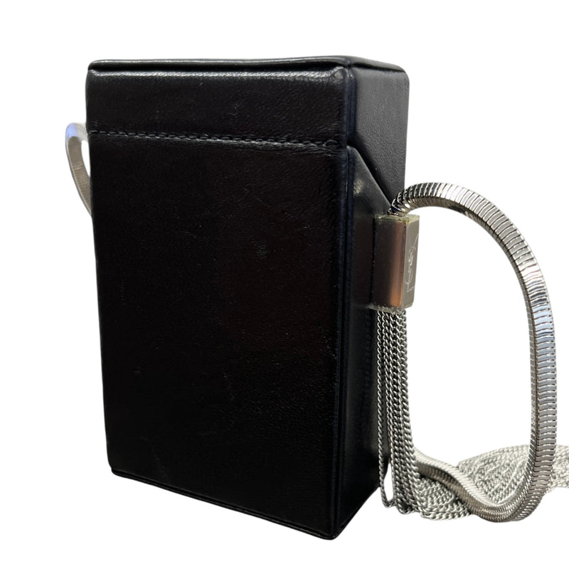 Women's Logo Smoking Box Crossbody Bag Black