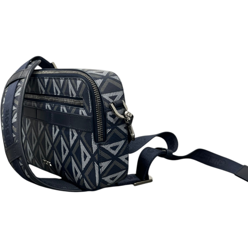 Men's Cd Diamond Safari Messenger Bag Navy