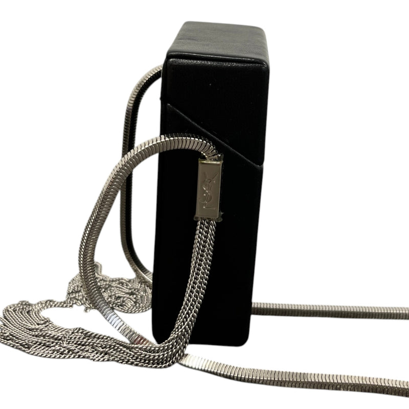 Women's Logo Smoking Box Crossbody Bag Black