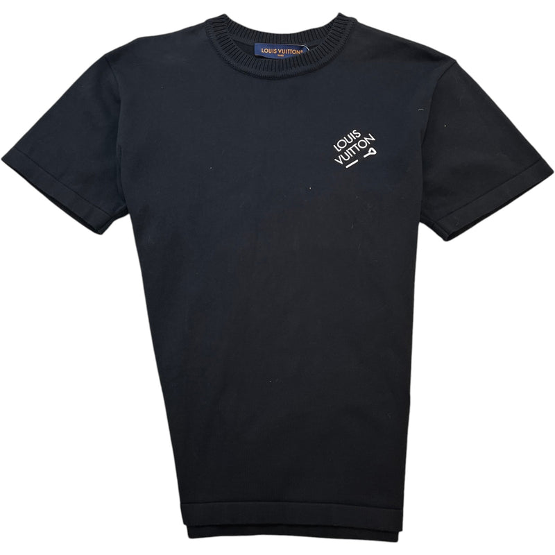 Men's LV Signature T-Shirt Black Size M