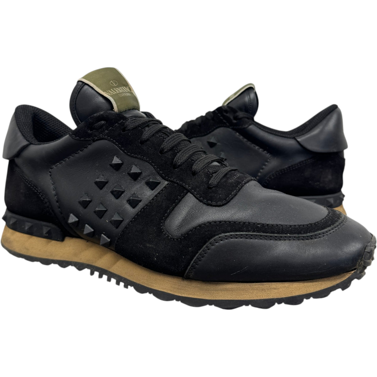 Men's Rockrunner Camouflage Low Trainers Black Size UK 7 / EU 41 - Photo 3