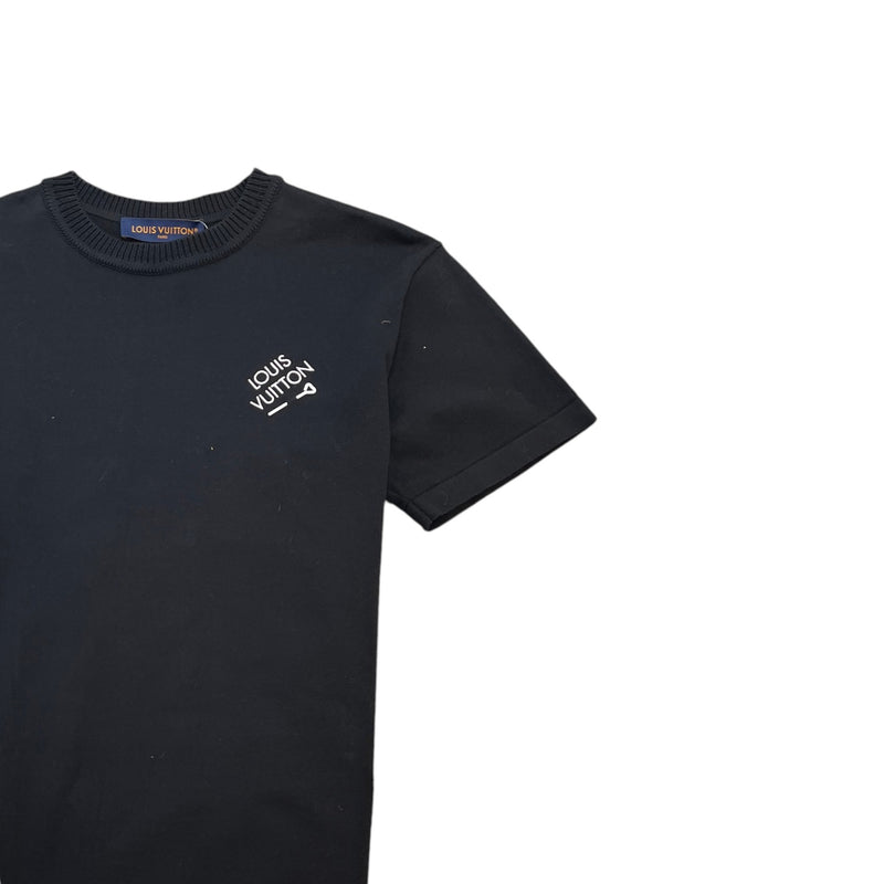 Men's LV Signature T-Shirt Black Size M
