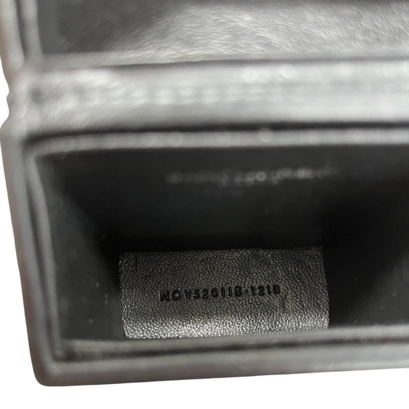 Women's Logo Smoking Box Crossbody Bag Black