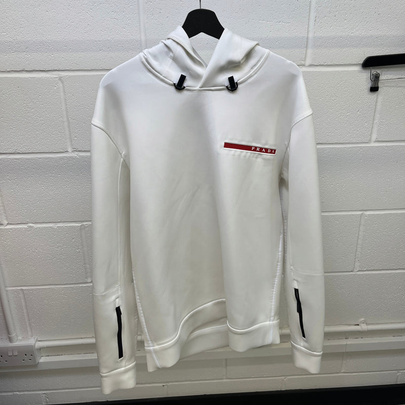 Men's Linea Rosa Hoodie White Size XXL