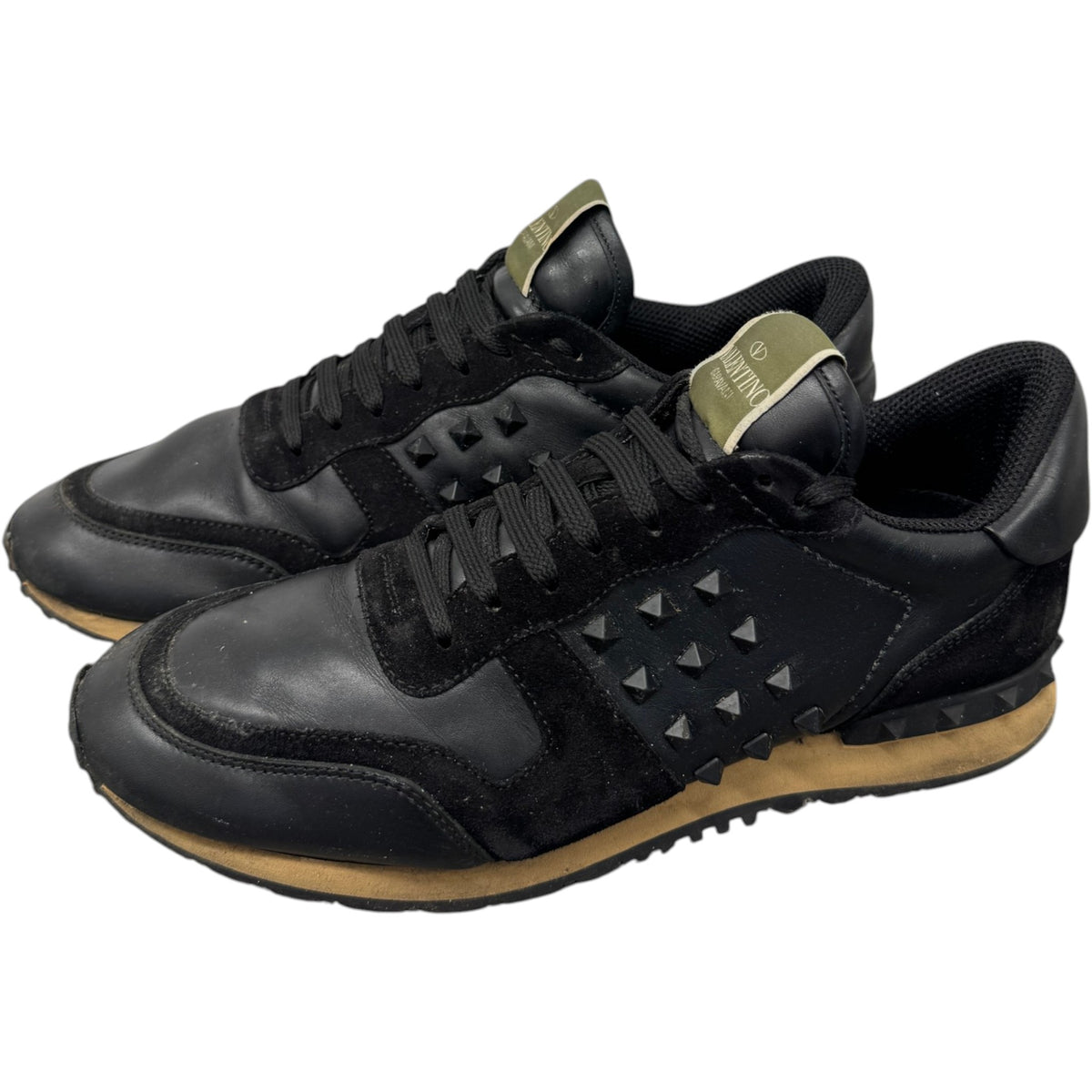 Men's Rockrunner Camouflage Low Trainers Black Size UK 7 / EU 41 - Photo 7