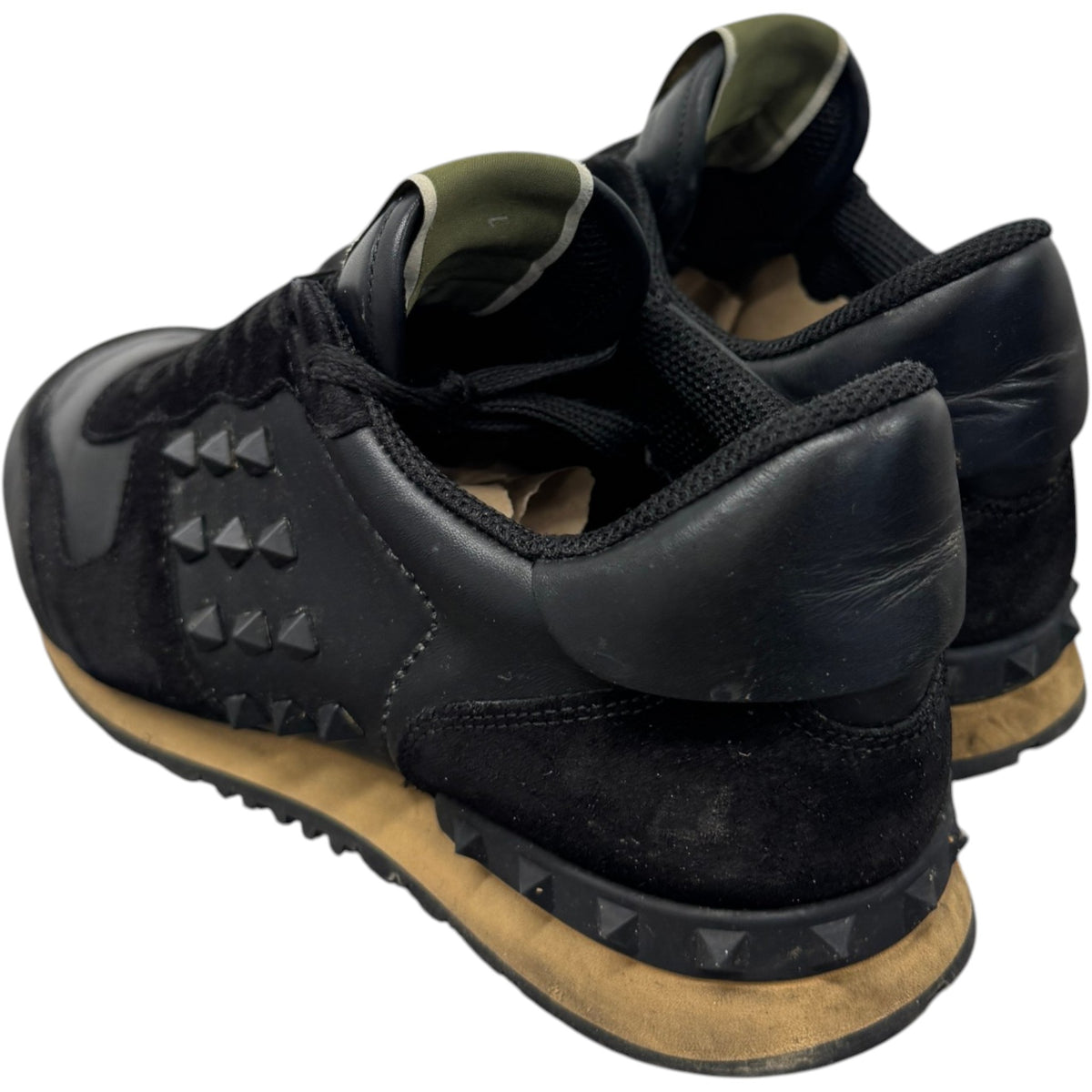 Men's Rockrunner Camouflage Low Trainers Black Size UK 7 / EU 41 - Photo 8