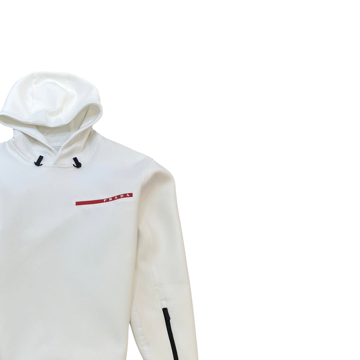 Men's Linea Rosa Hoodie White Size XXL - Photo 3