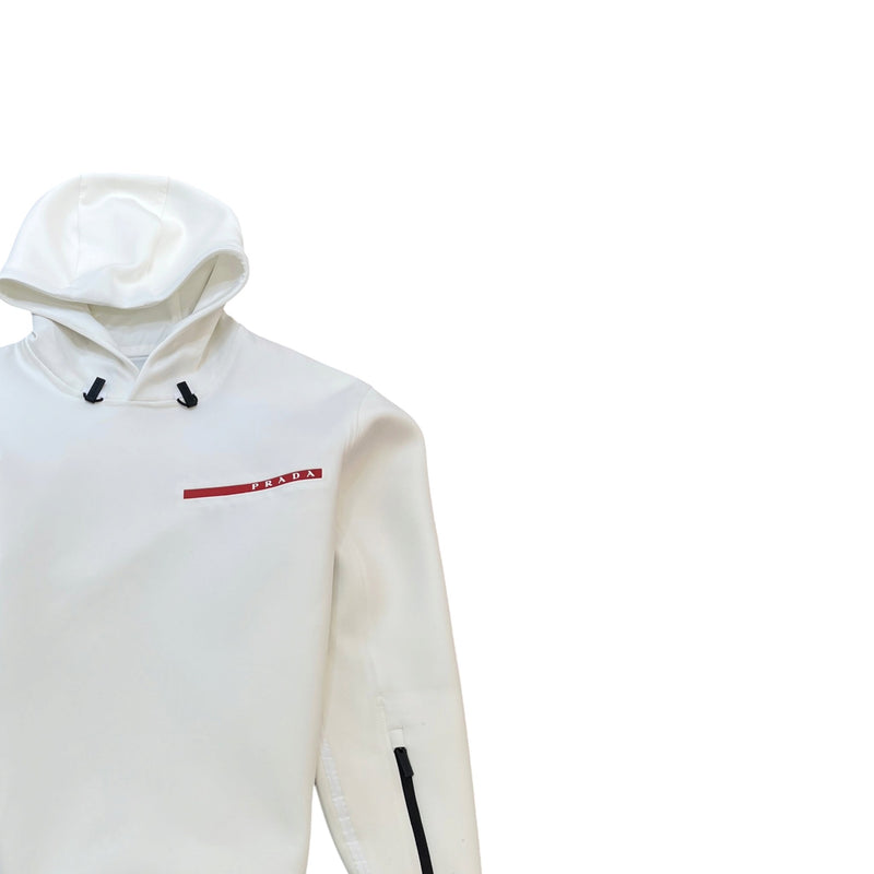 Men's Linea Rosa Hoodie White Size XXL
