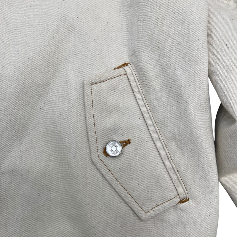 Men's Denim Tears Bomber Jacket Beige Size IT 50 / L