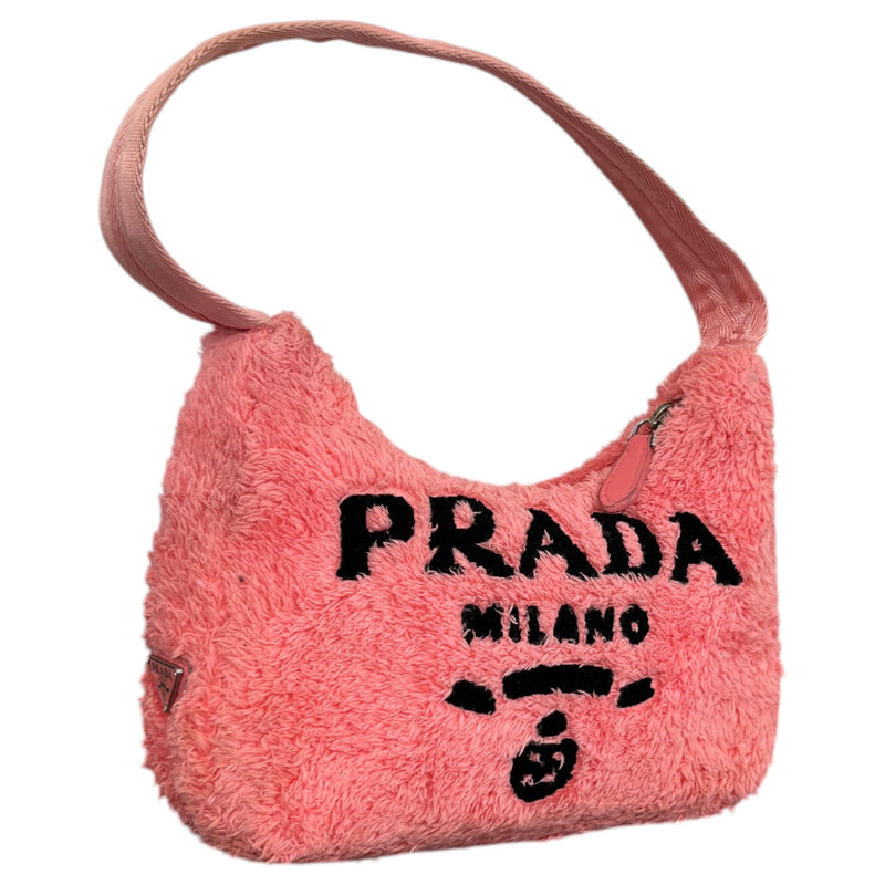 Women's Re-Edition 2000 Terry Mini Shoulder Handbag Pink