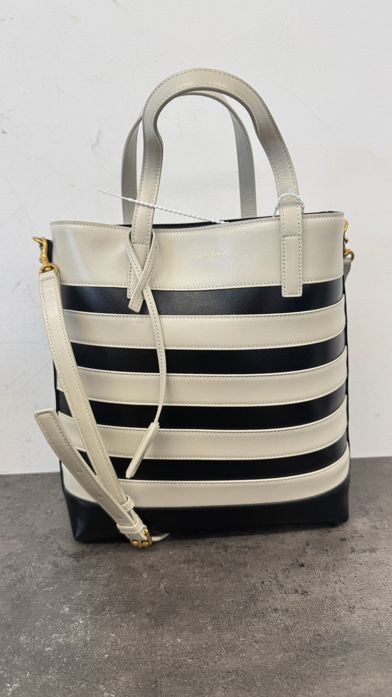Saint Laurent Women's Shopping Toy In Leather Bag Black