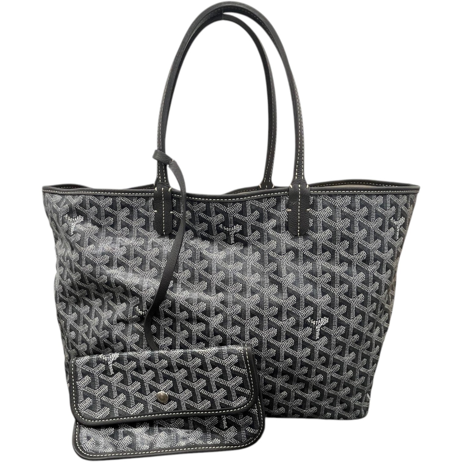 Women's Saint Louis Pm Tote Handbag Grey - Photo 1