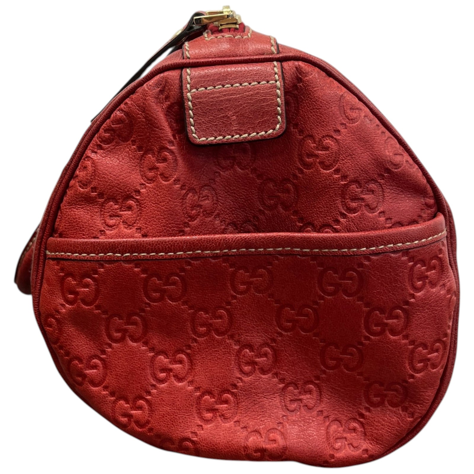 Women's Vintage Gg Supreme Sukey Handbag Red - Photo 7