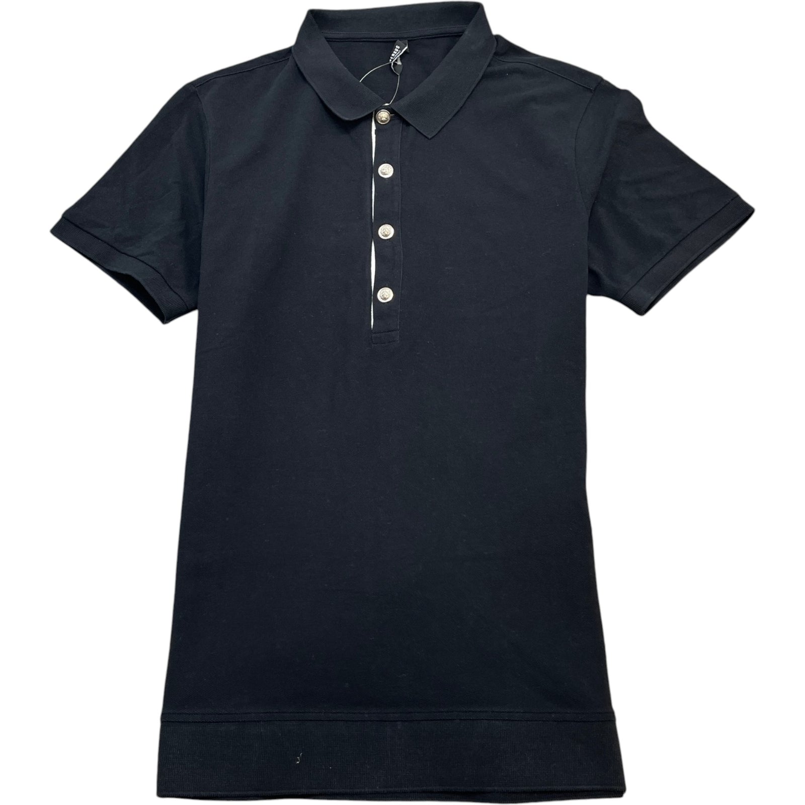 Men's Tab Logo Polo Shirt Black Size L - Photo 1