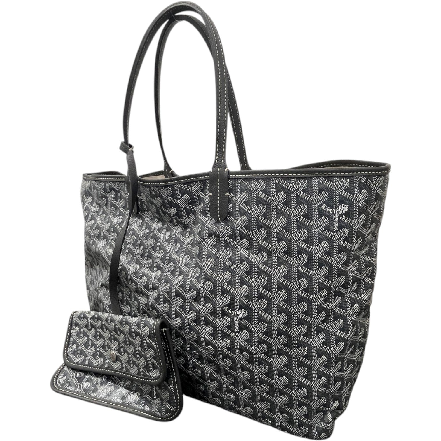 Women's Saint Louis Pm Tote Handbag Grey - Photo 3