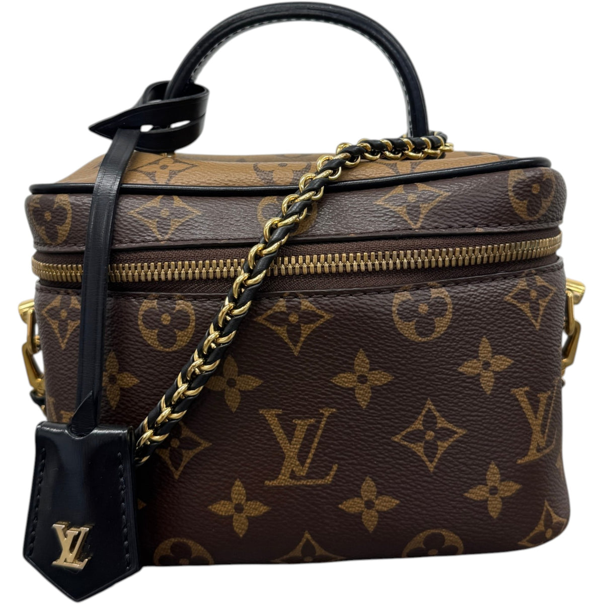 Women's Monogram Reverse Vanity PM Handbag Brown - Photo 1