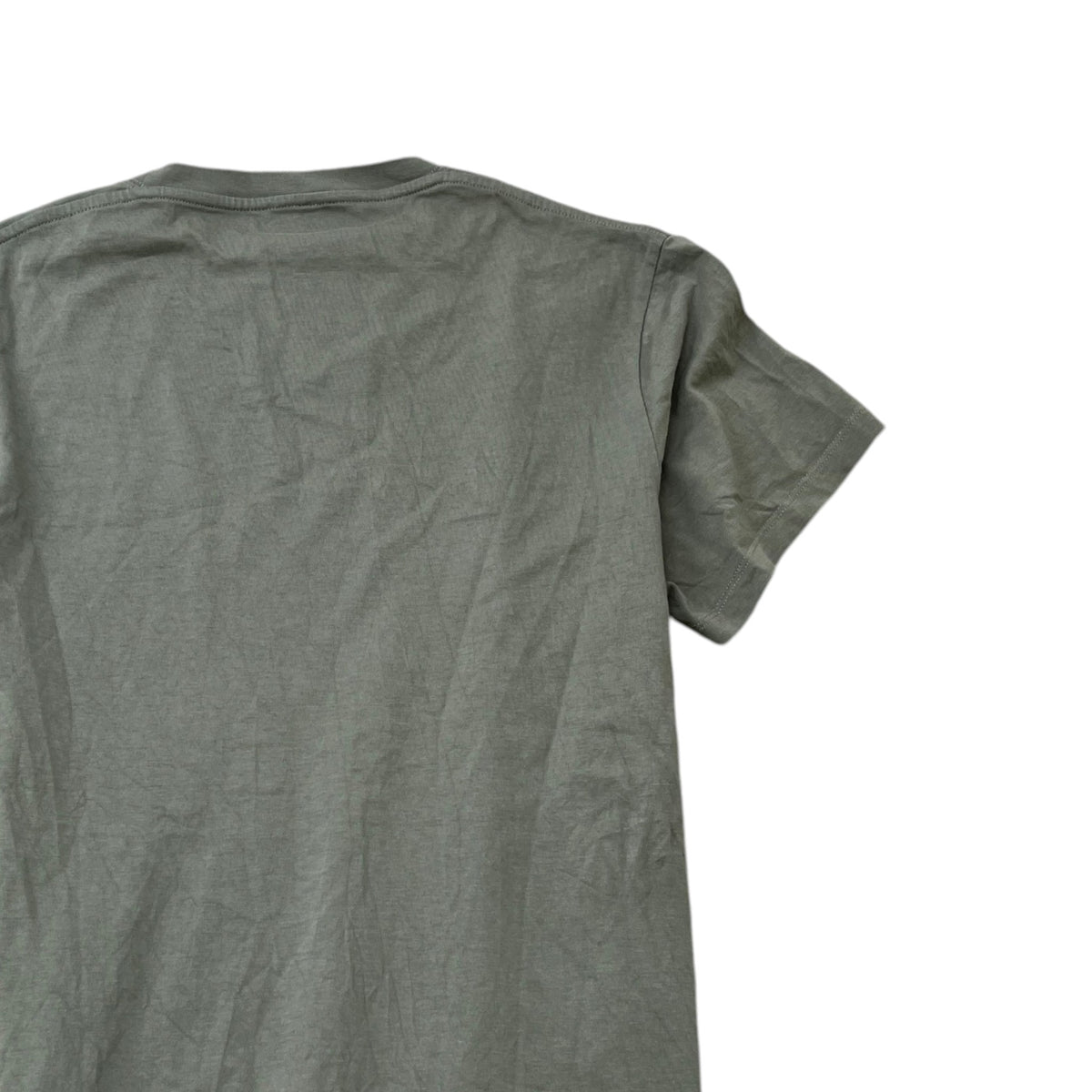 Men's Embroidered Anagram Logo T-Shirt Khaki Size S - Photo 4