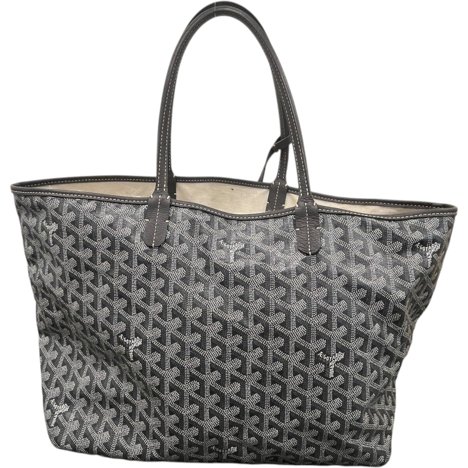 Women's Saint Louis Pm Tote Handbag Grey - Photo 7