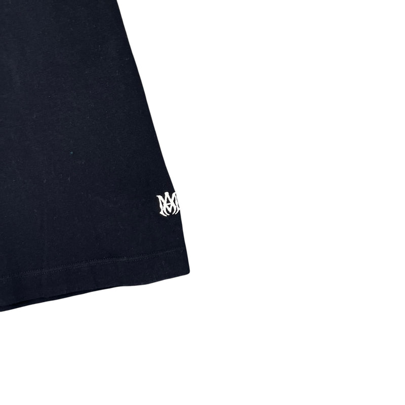Men's Logo Print T-Shirt Black Size XL