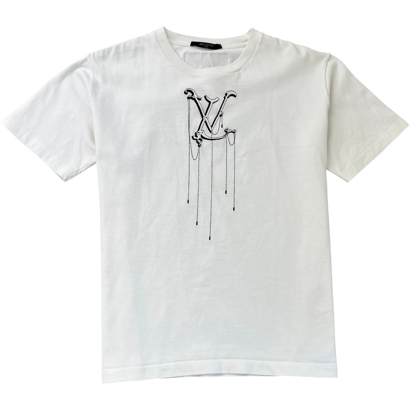 Men's Lv Pendant T-Shirt White Size L