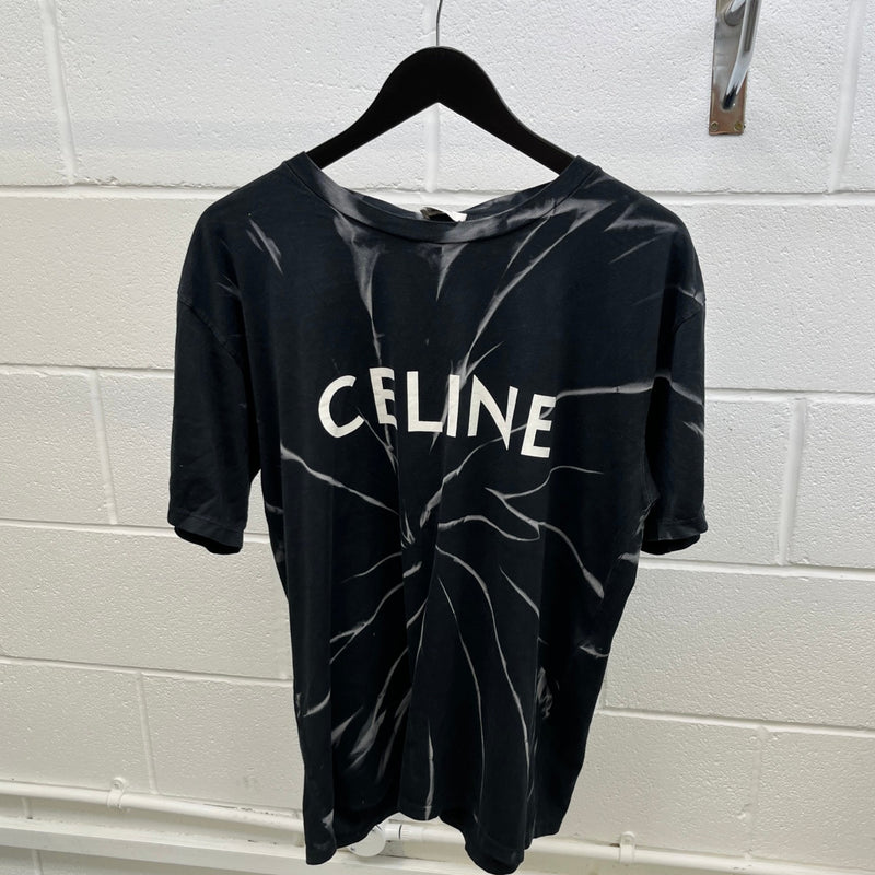 Men's Logo Print T-Shirt Black Size L