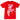 Men's Logo T-Shirt Red Size L