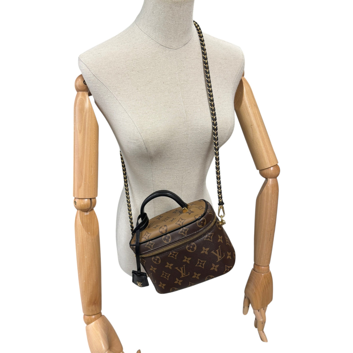 Women's Monogram Reverse Vanity PM Handbag Brown - Photo 2
