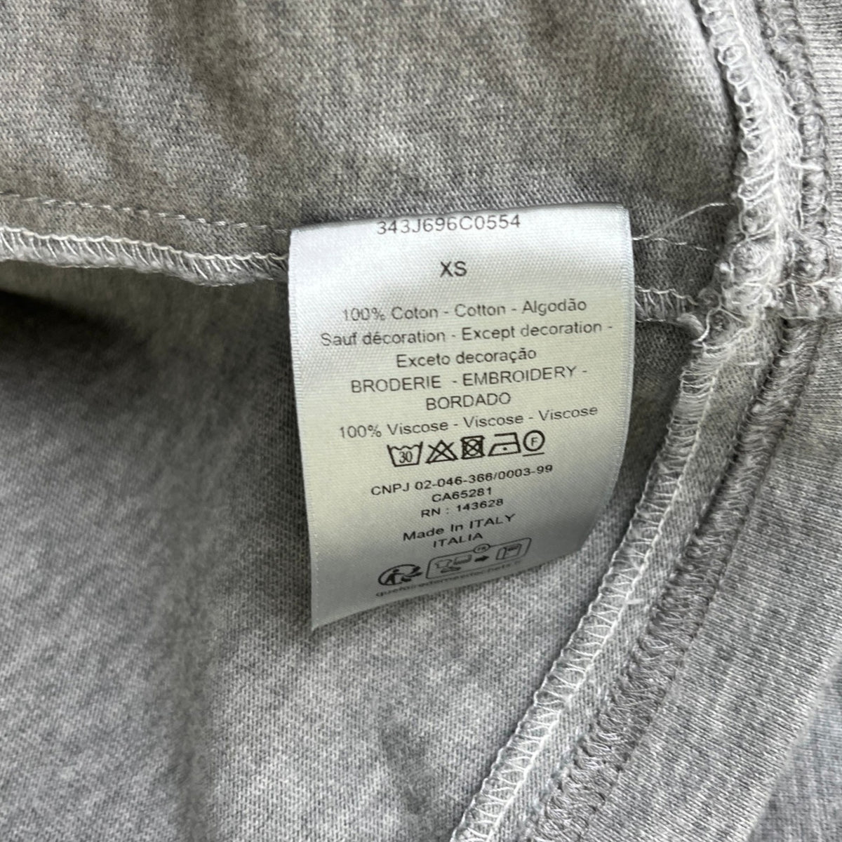 Men's Couture T-Shirt Grey Size XS - Photo 7