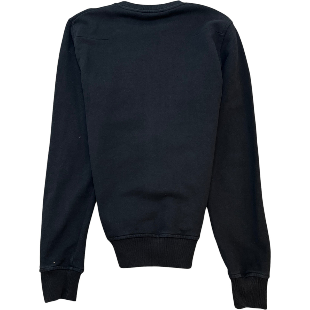 Men's Embroidered Logo Sweatshirt Black Size S - Photo 2