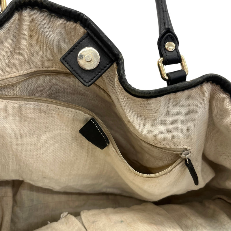 Women's Microguccissima Bag Black