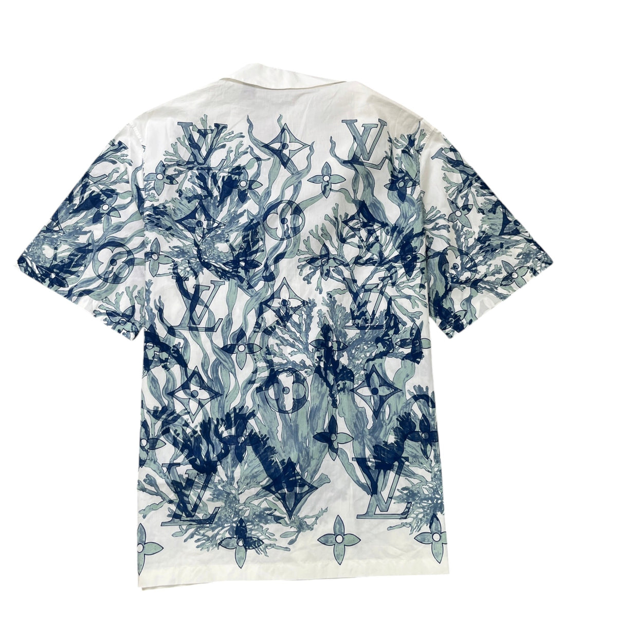 Men's Monogram Aqua Garden Shirt White Size S - Photo 2