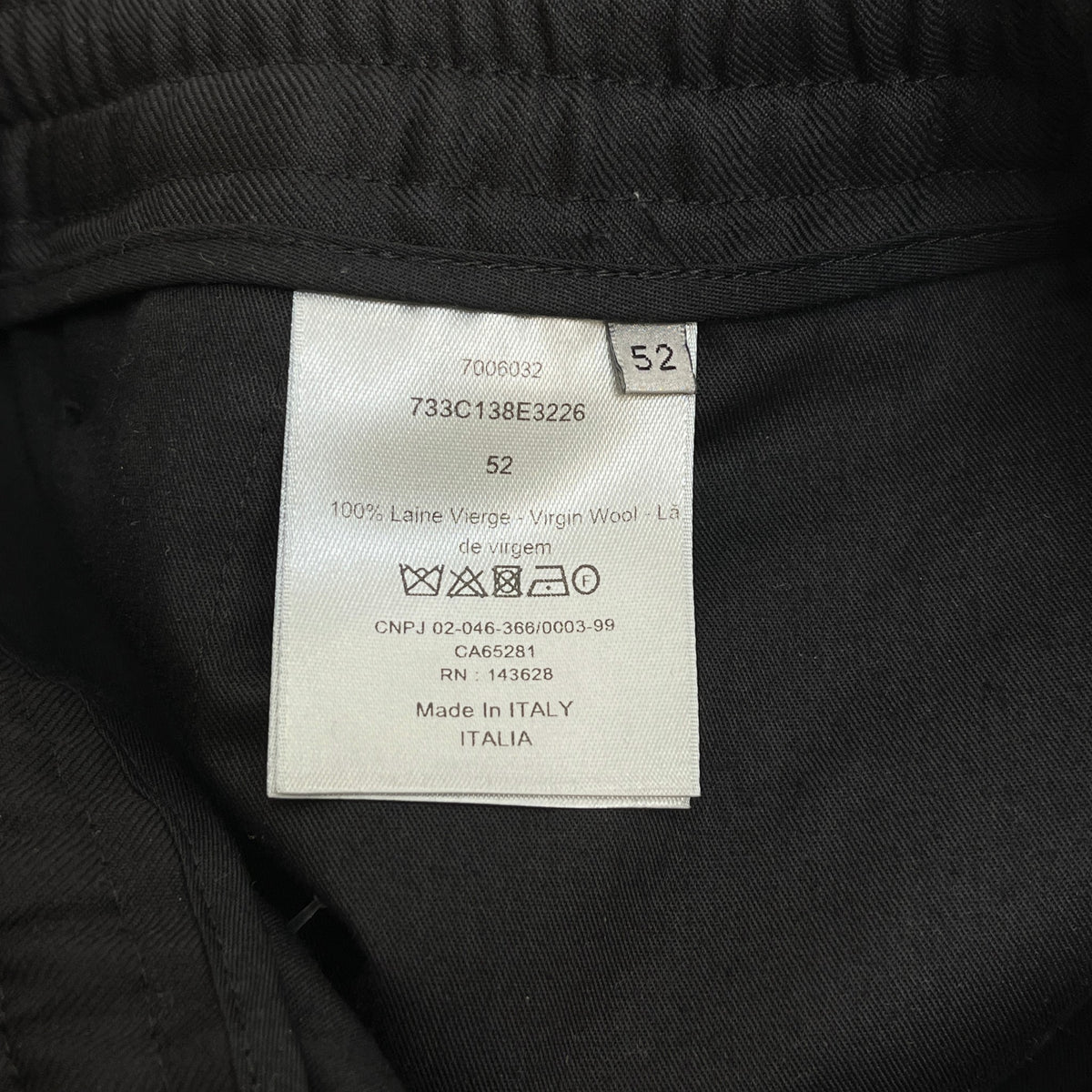 Men's Drawstring Trousers Black Size XL / W36 - Photo 5