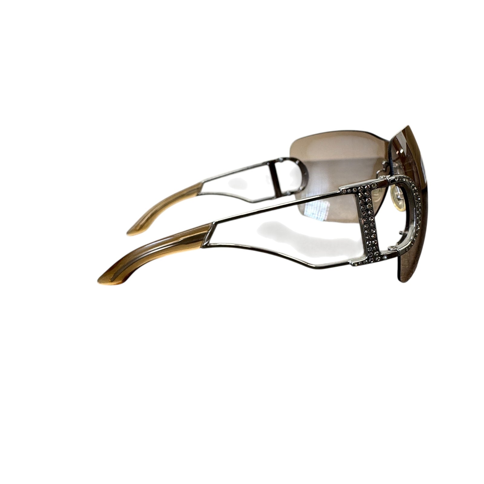 Women's Diorly 1 Crystal Sunglasses Brown - Photo 5