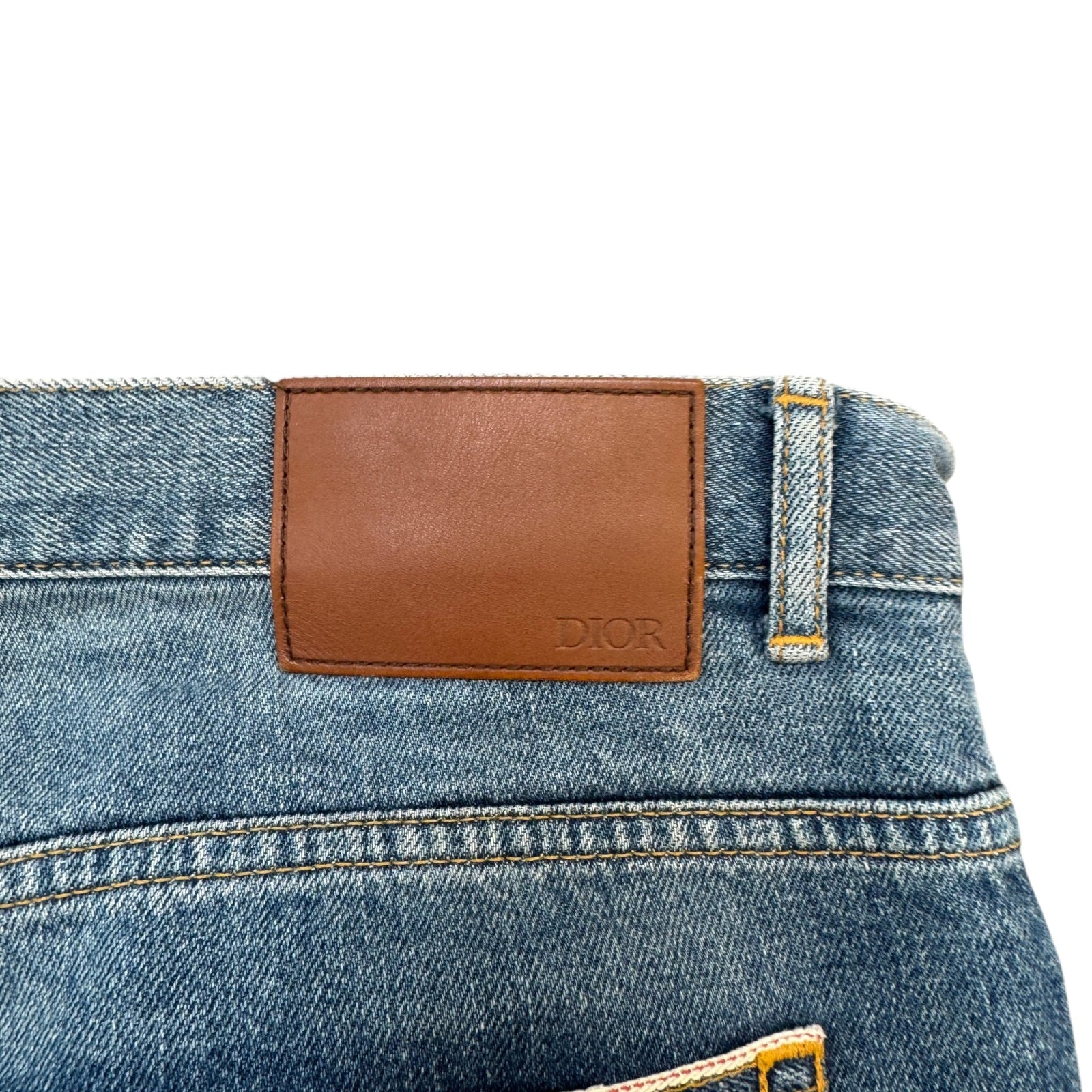 Men's Applique Logo Jeans Blue Size Waist 33" - Photo 13