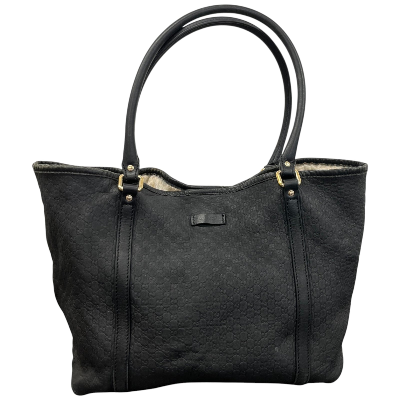 Women's Microguccissima Bag Black - Photo 1