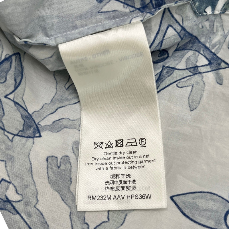 Men's Monogram Aqua Garden Shirt White Size S