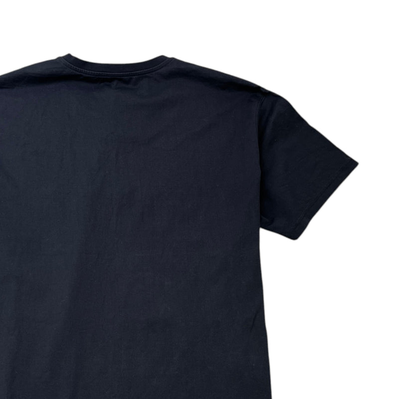 Men's Embroidered Logo T-Shirt Black Size XL