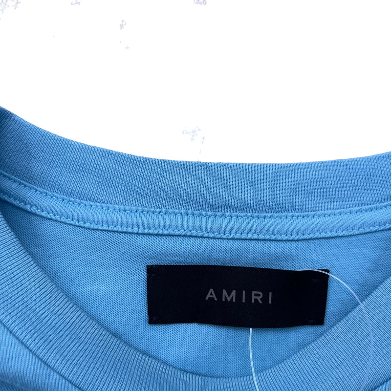 Men's Logo Print T-Shirt Blue Size XL