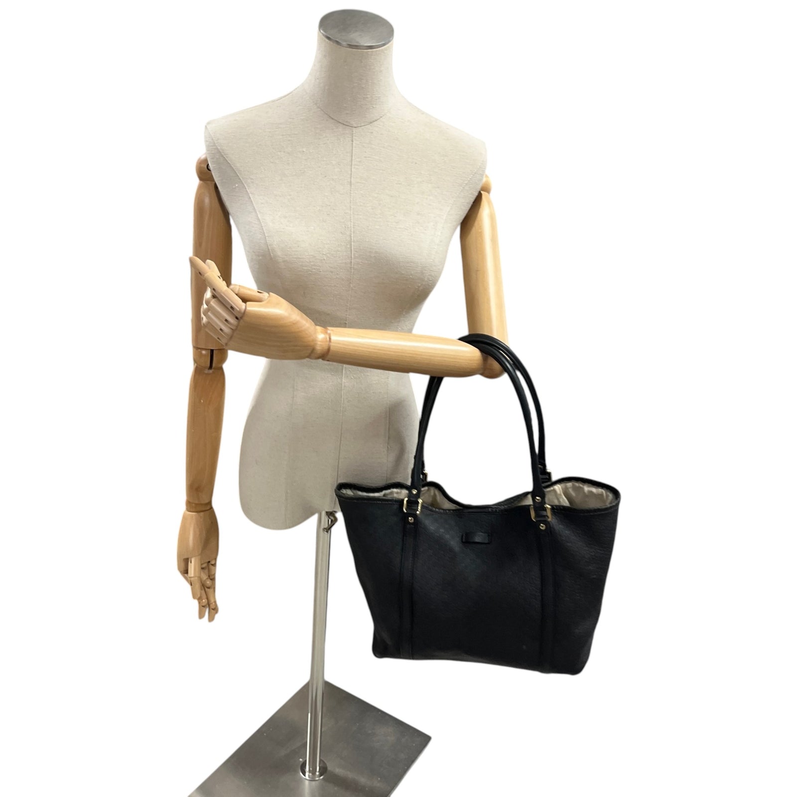 Women's Microguccissima Bag Black - Photo 2