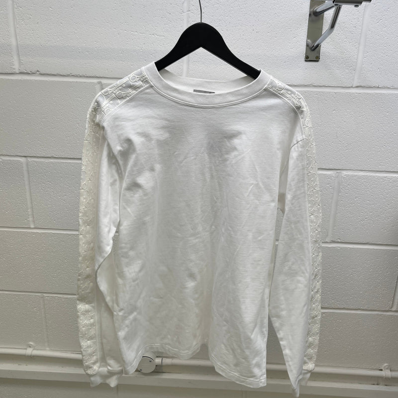 Men's Oblique Sweatshirt White Size L