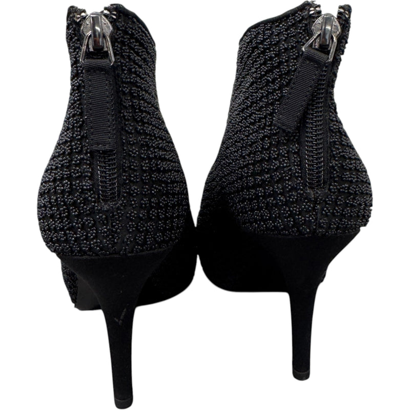 Women's CC Cap-Toe Embellished Heels Black Size UK 5.5 / EU 38.5